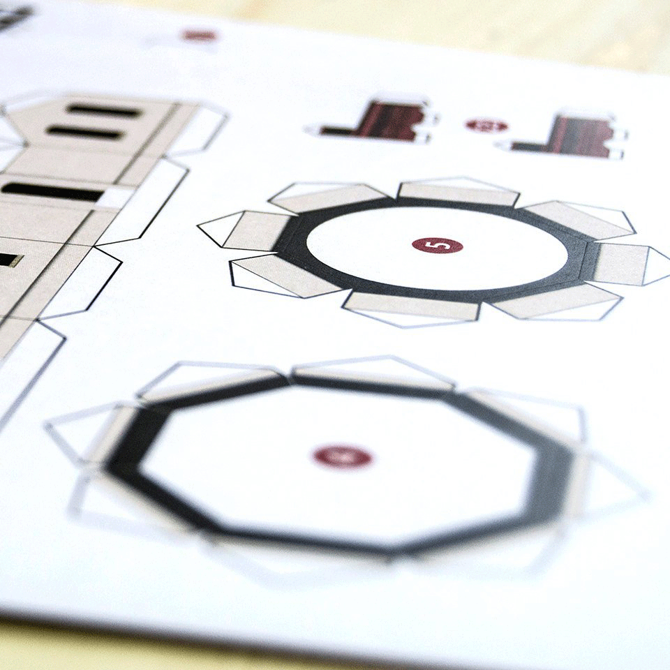 Pigeon Point Lighthouse Paper Model Kit by PaperLandmarks Sheet 