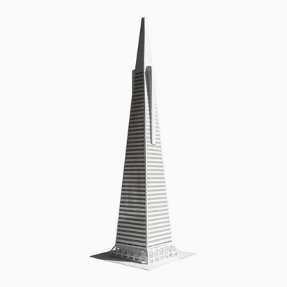 San Francisco Pyramid Paper Model by PaperLandmarks