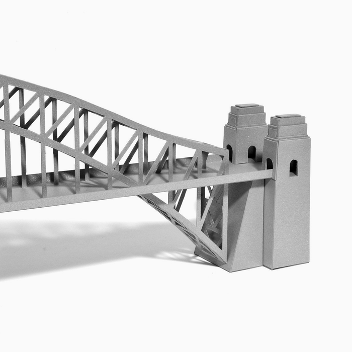 Sydney Harbour Bridge Paper Model by PaperLandmarks Detail