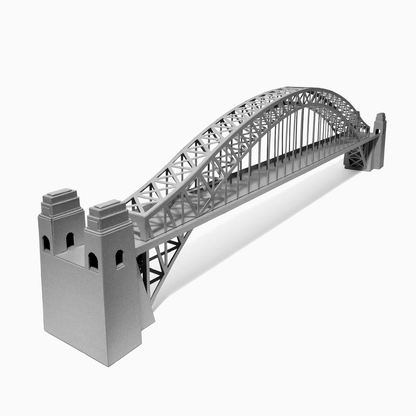 Sydney Harbour Bridge Paper Model by PaperLandmarks Art 