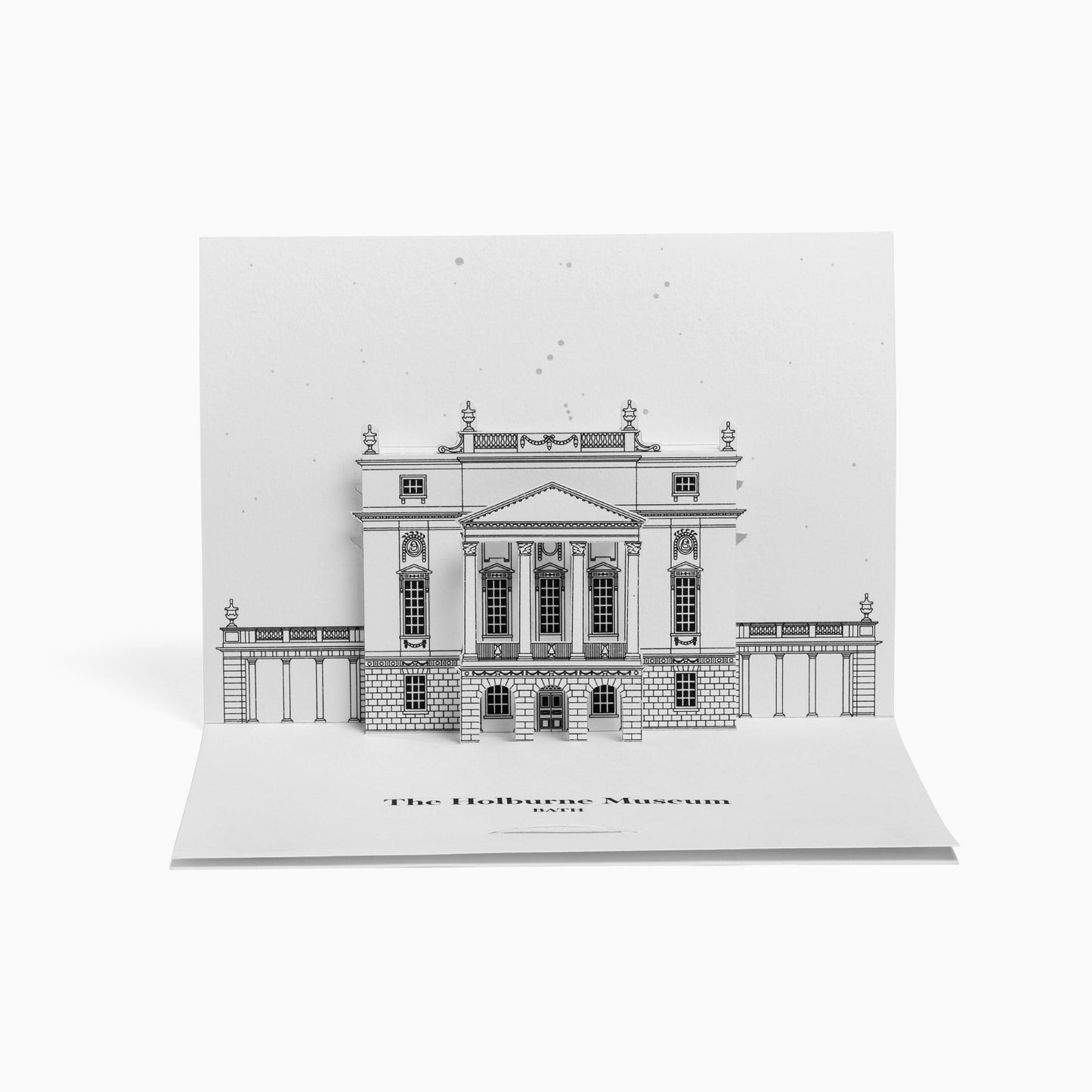 The Holburne Museum Greetings from Bath Somerset England Pop-Up Card by PaperLandmarks