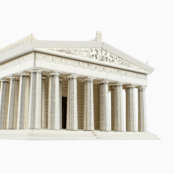 Parthenon Paper Model by PaperLandmarks Front Columns