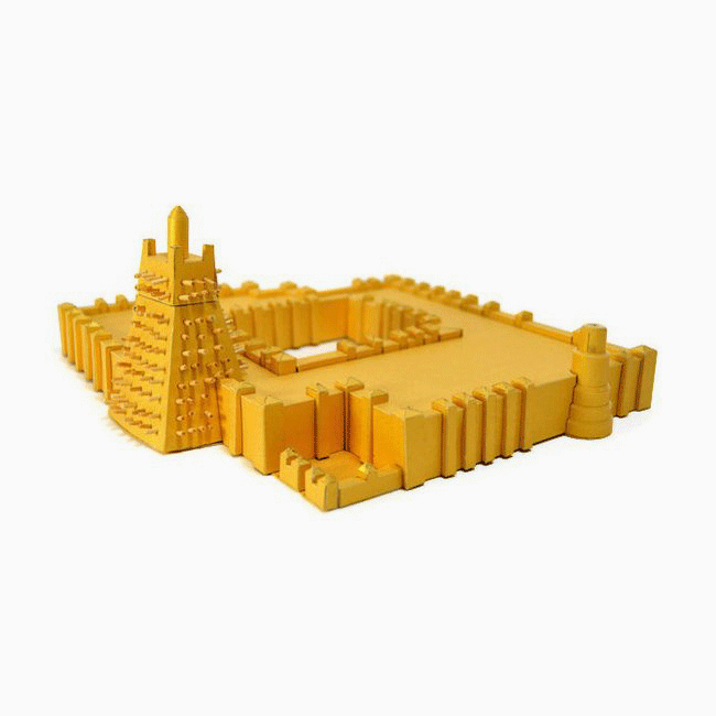 Sankore Mosque Timbuktu Paper Model by PaperLandmarks
