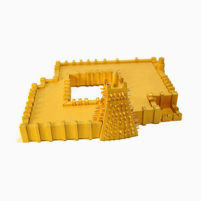 Sankore Mosque Timbuktu Paper Model by PaperLandmarks West Africa