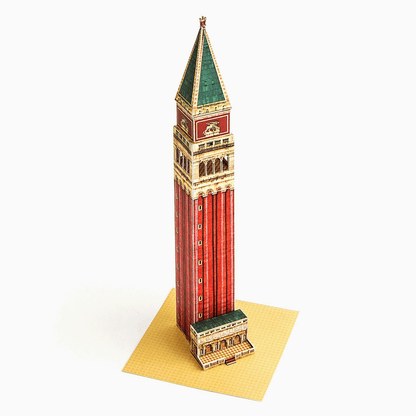 Venice Campanile Paper Model by PaperLandmarks Assembled Miniature