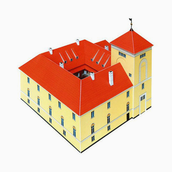 Ventspils Castle Paper Model by PaperLandmarks
