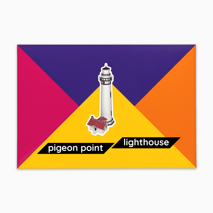 PaperLandmarks Pigeon Point Lighthouse Paper Model Kit Gift Packaging