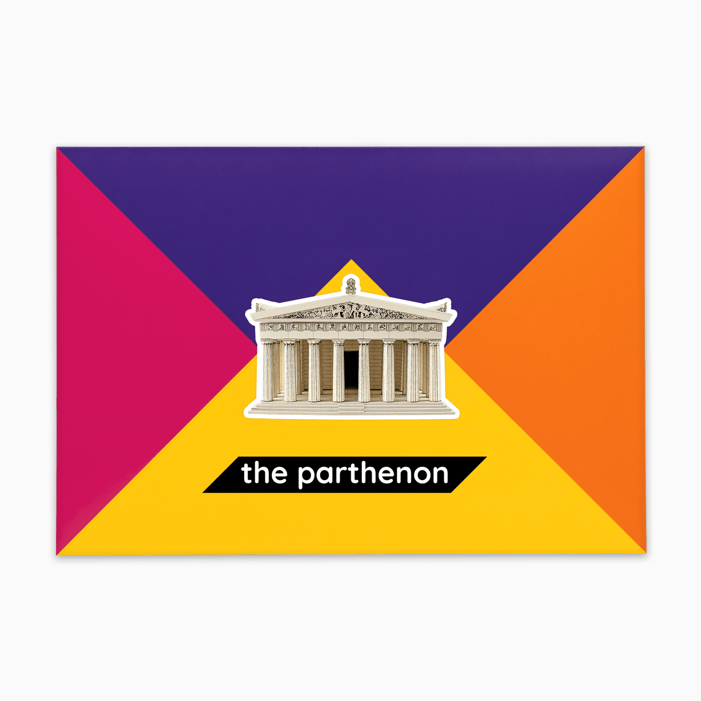 PaperLandmarks The Parthenon Paper Model Kit Gift Packaging