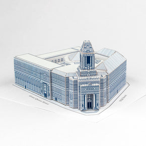 Freemasons' Hall Paper Model Building Kit by PaperLandmarks